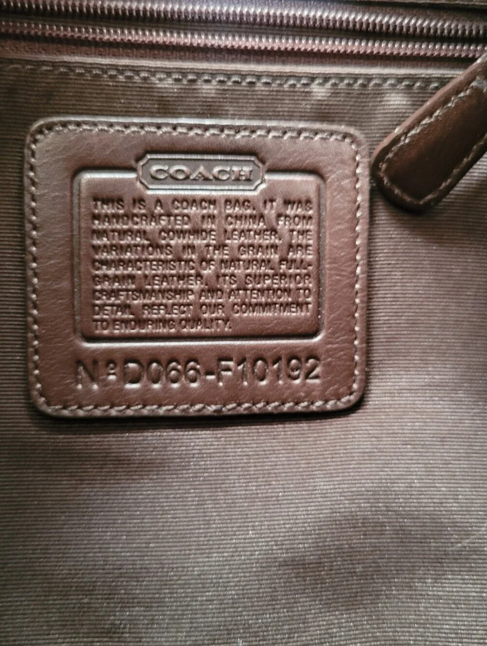 Coach Vintage Soho F10192 Top Flap Y2K Off White Leather Medium Shoulder Bag